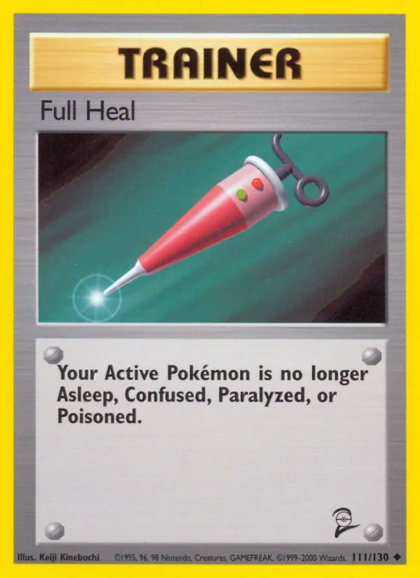 Full Heal, Pokémon card