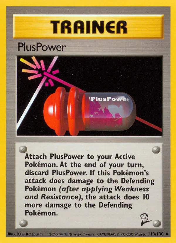 PlusPower, Pokémon card