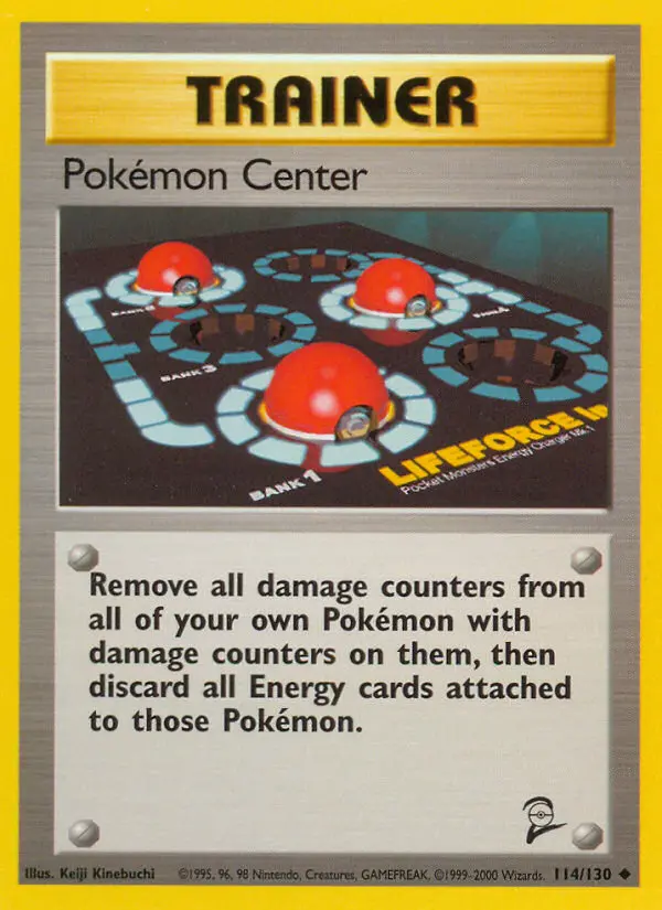 Pokémon Center, Pokémon card