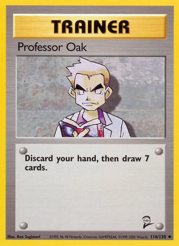 Professor Oak, Pokémon card