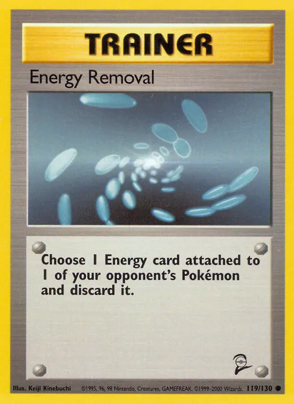 Energy Removal, Pokémon card