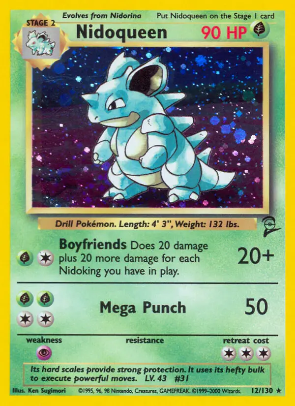 Nidoqueen, Pokémon card
