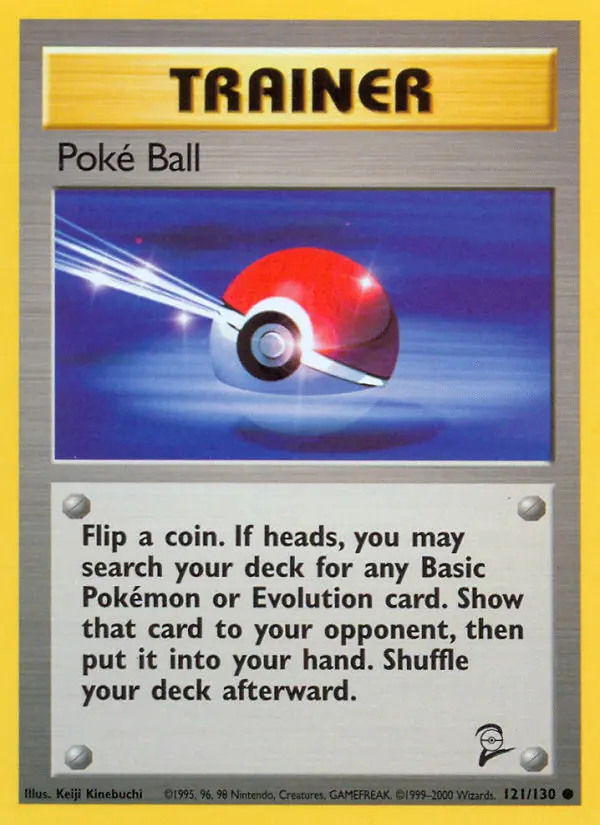 Poké Ball, Pokémon card