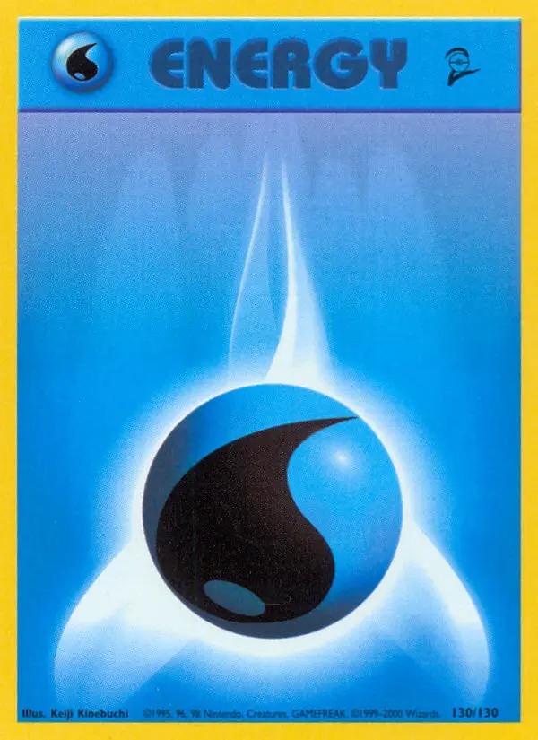 Water Energy, Pokémon card