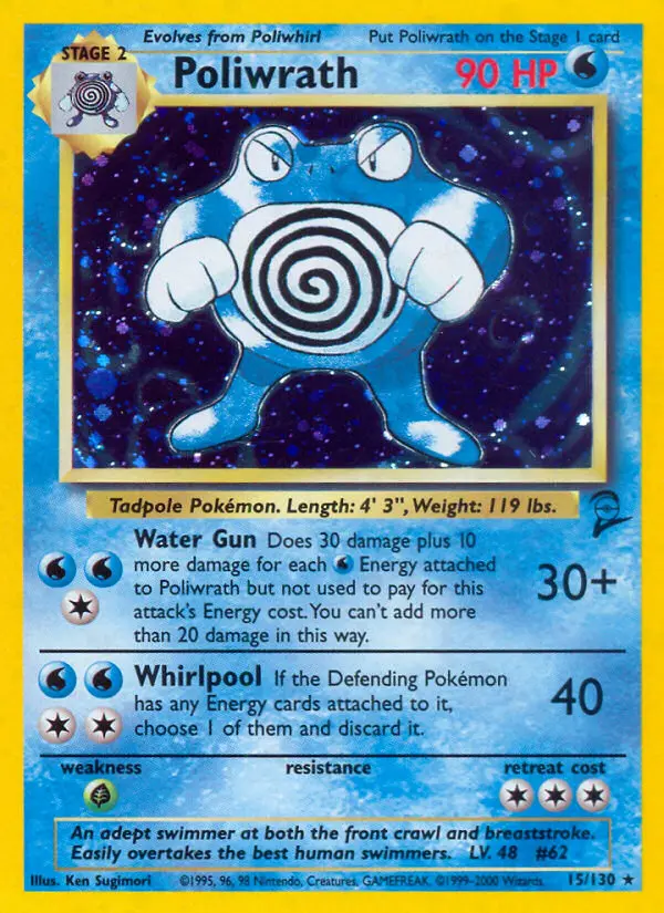 Poliwrath, Pokémon card