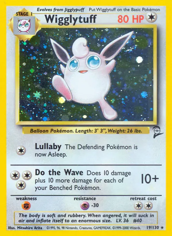 Wigglytuff, Pokémon card