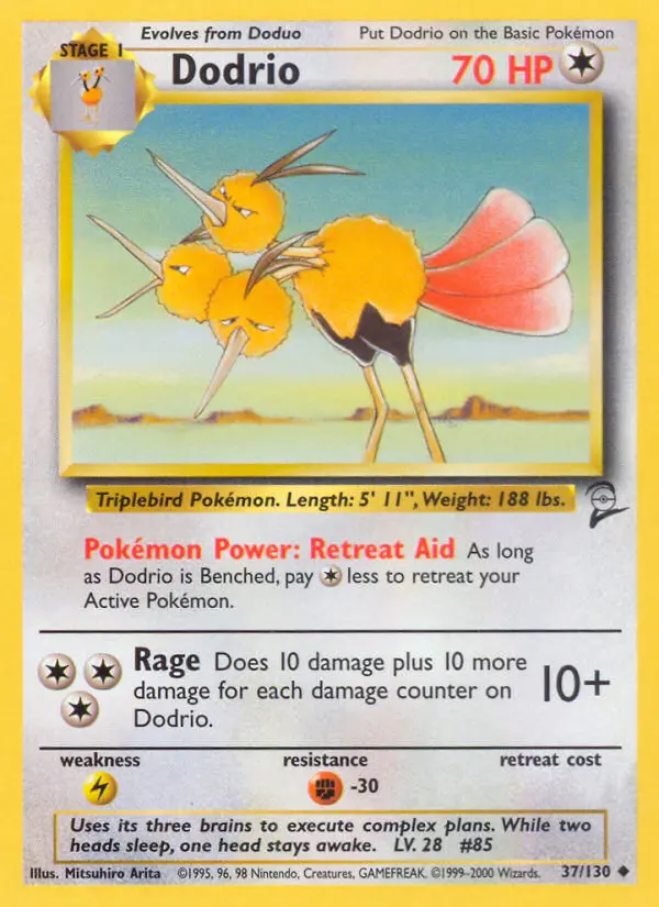 Dodrio, Pokémon card