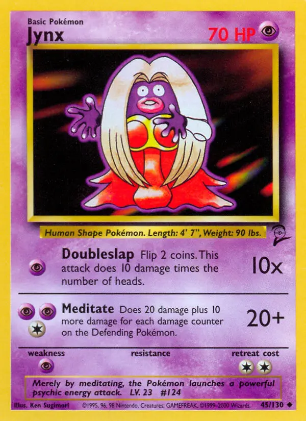 Jynx, Pokémon card