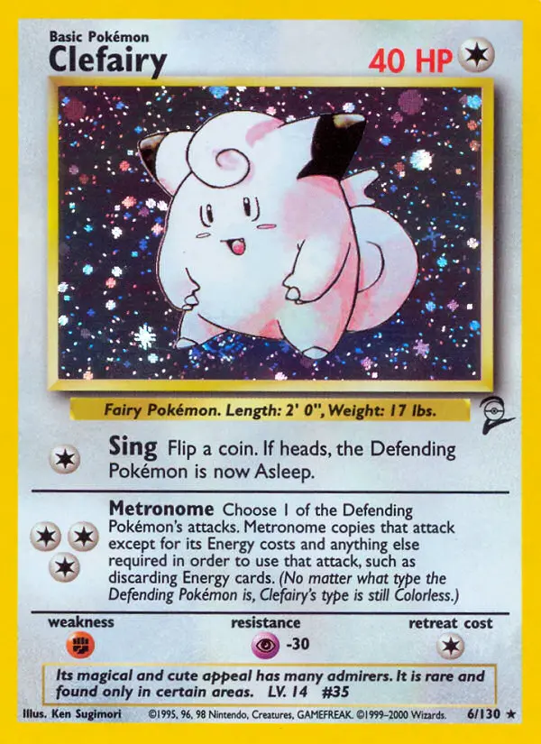 Clefairy, Pokémon card