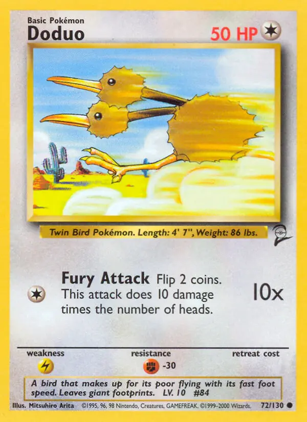 Doduo, Pokémon card