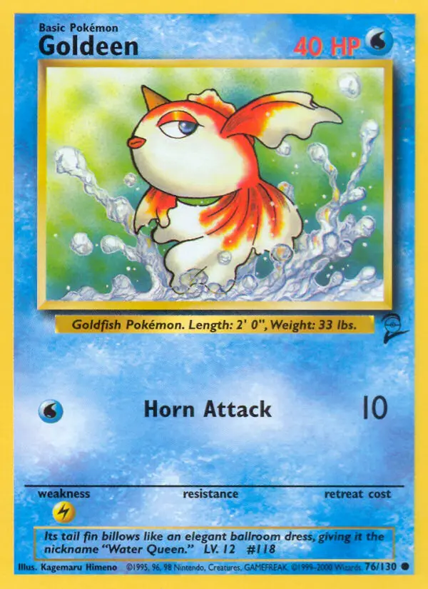 Goldeen, Pokémon card