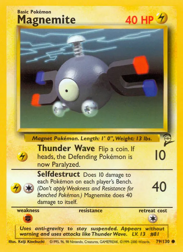 Magnemite, Pokémon card