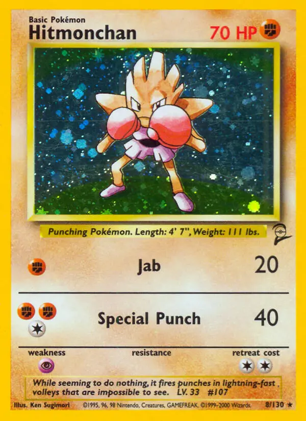Hitmonchan, Pokémon card