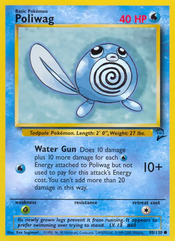 Poliwag, Pokémon card