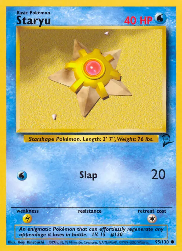 Staryu, Pokémon card