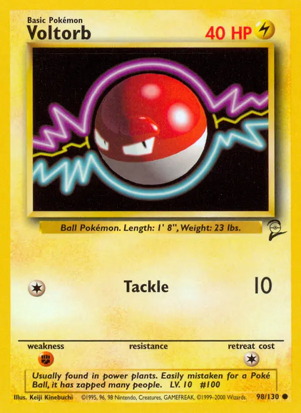 Voltorb, Pokémon card