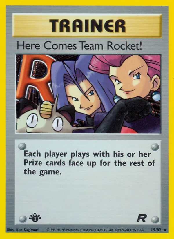 Here Comes Team Rocket!, Pokémon card