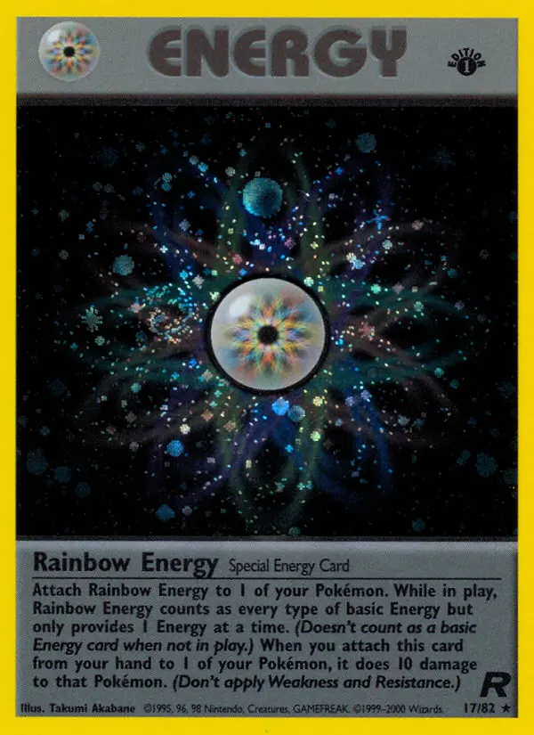 Rainbow Energy, Pokémon card