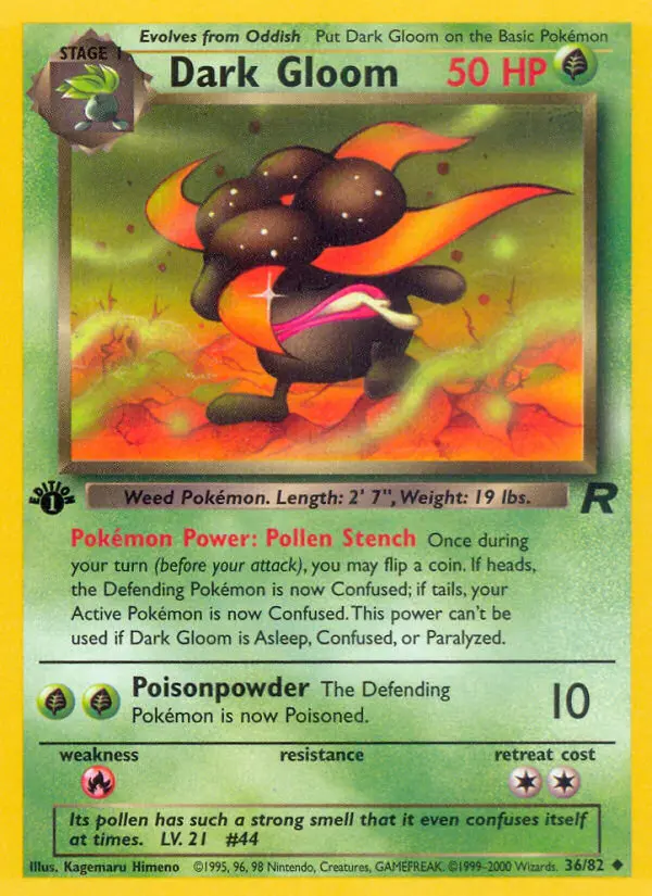 Dark Gloom, Pokémon card
