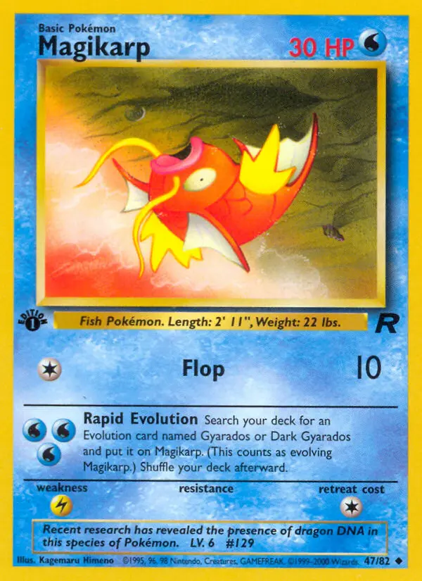 Magikarp, Pokémon card