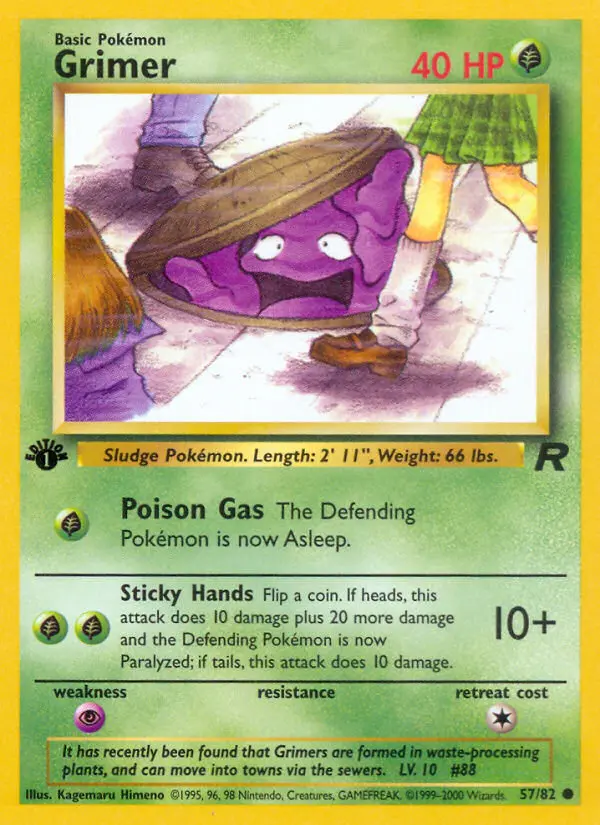 Grimer, Pokémon card