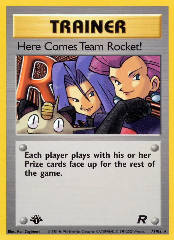 Here Comes Team Rocket!, Pokémon card