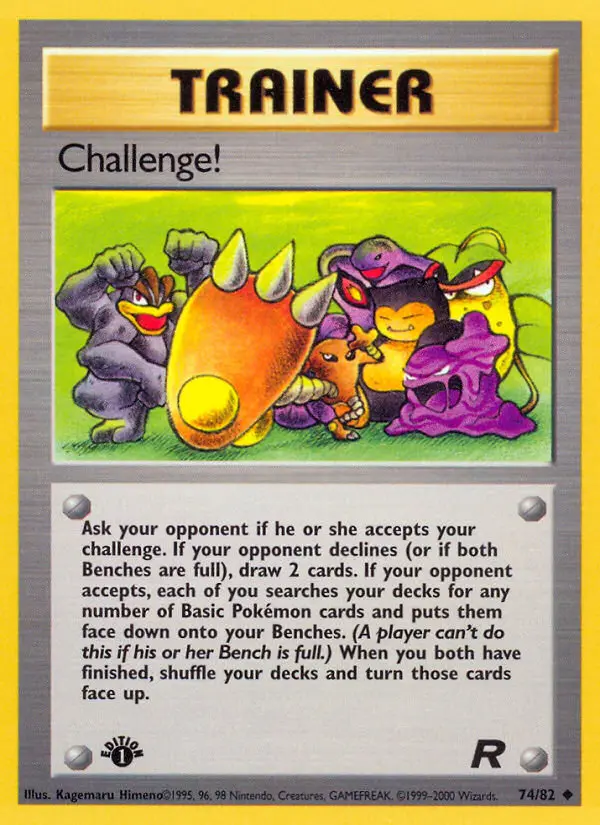 Challenge!, Pokémon card