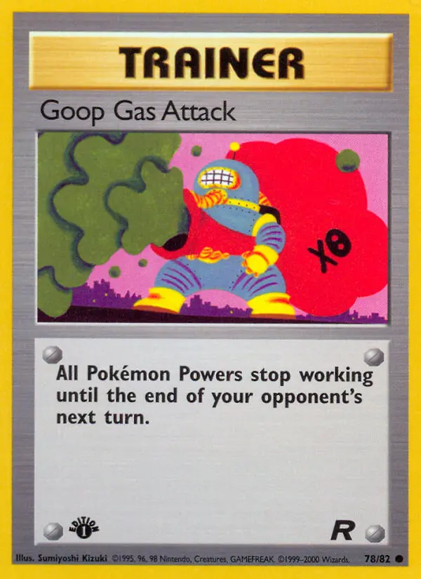 Goop Gas Attack, Pokémon card
