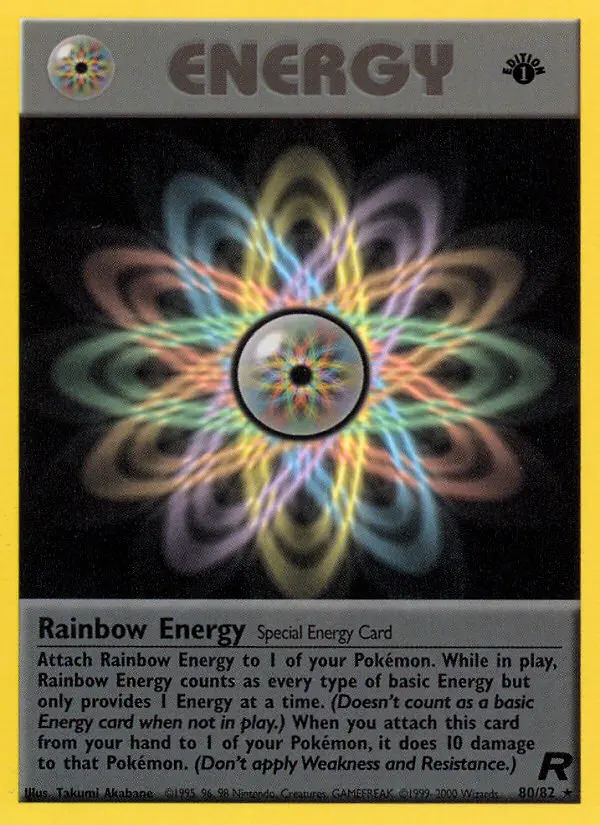 Rainbow Energy, Pokémon card