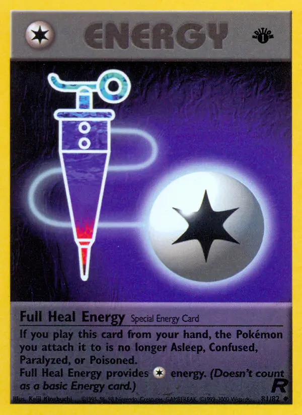 Full Heal Energy, Pokémon card