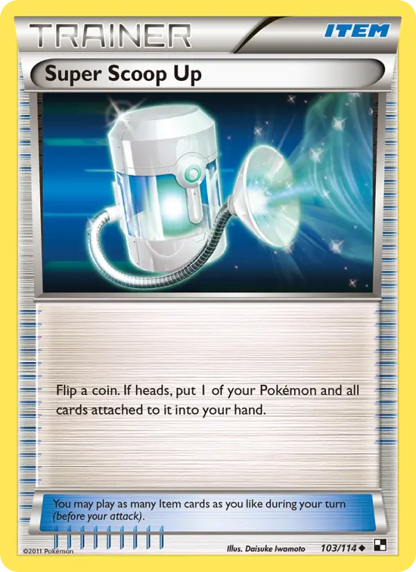 Super Scoop Up, Pokémon card