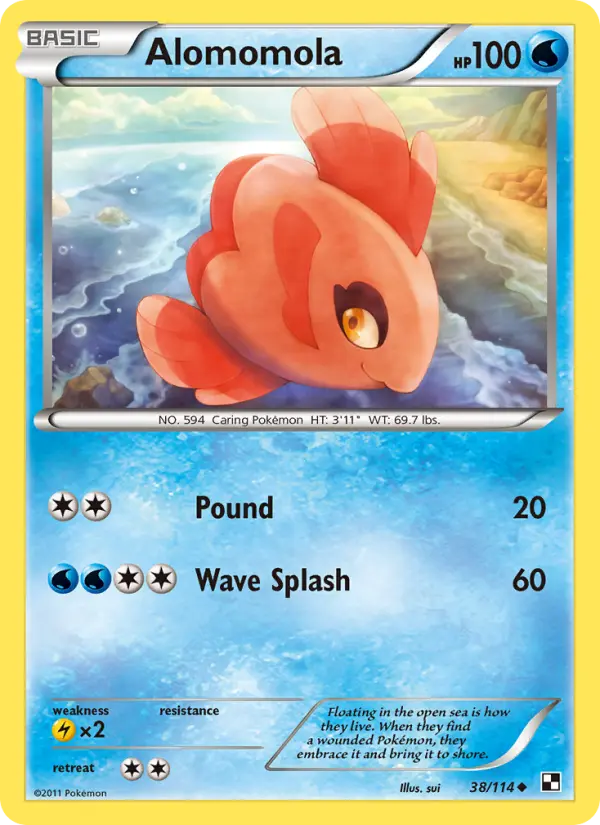 Alomomola, Pokémon card