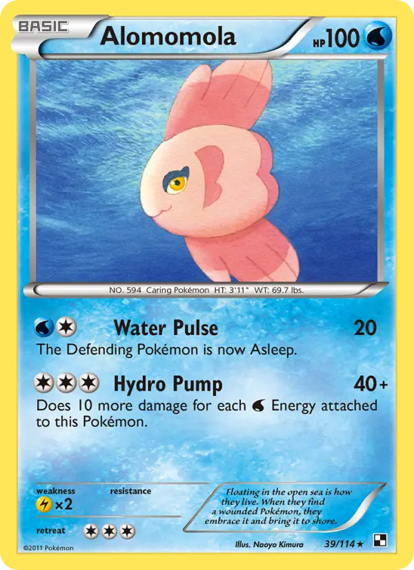 Alomomola, Pokémon card