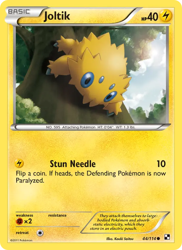 Joltik, Pokémon card