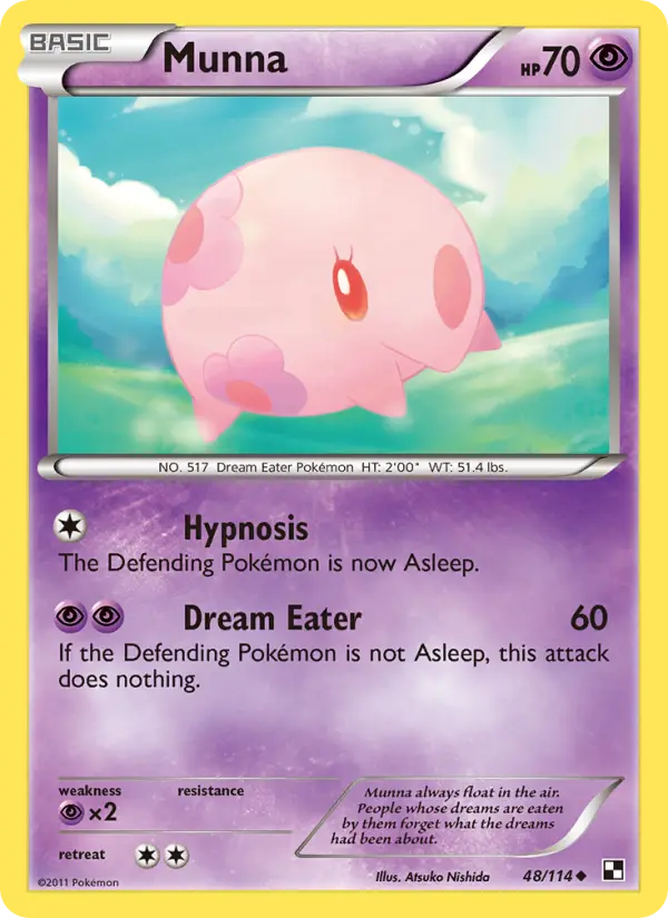 Munna, Pokémon card