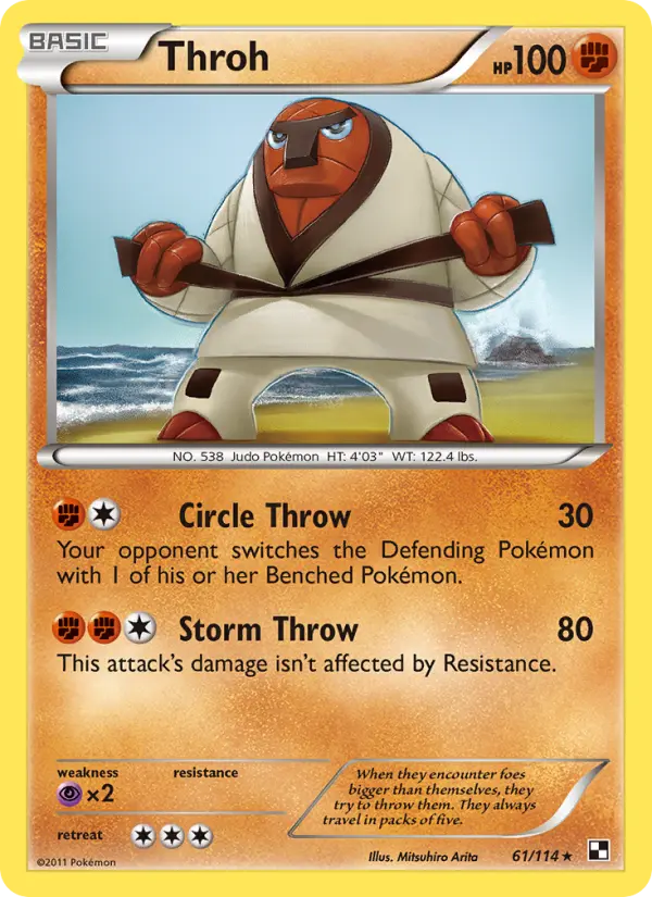 Throh, Pokémon card