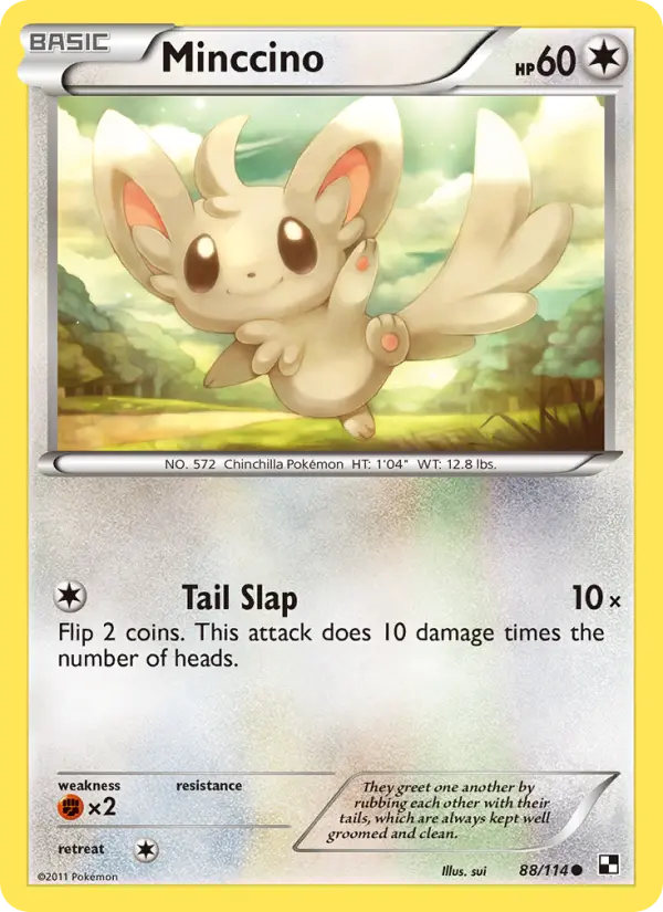Minccino, Pokémon card