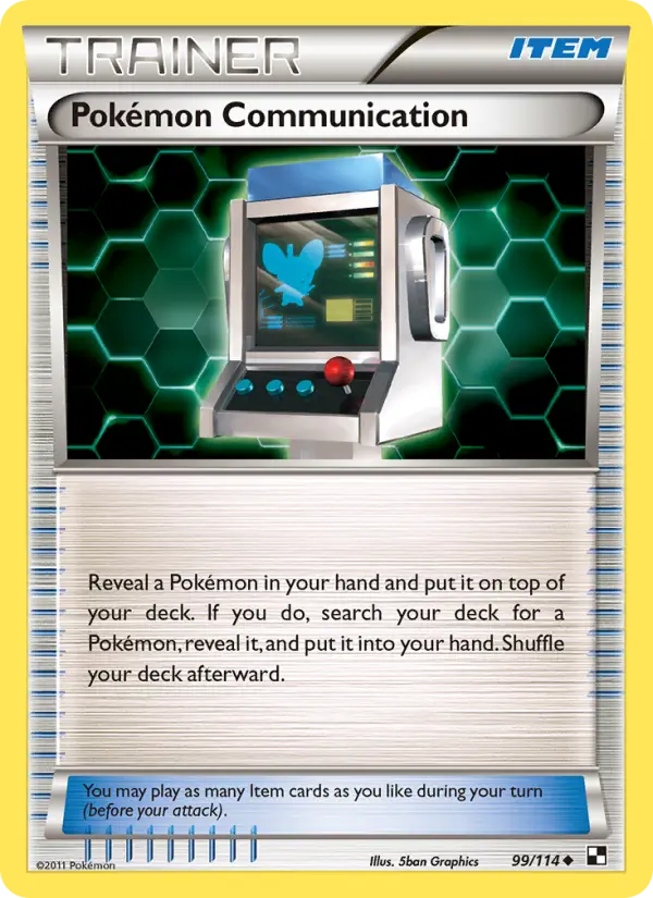 Pokémon Communication, Pokémon card