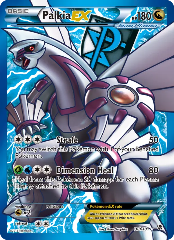 Palkia-EX, Pokémon card