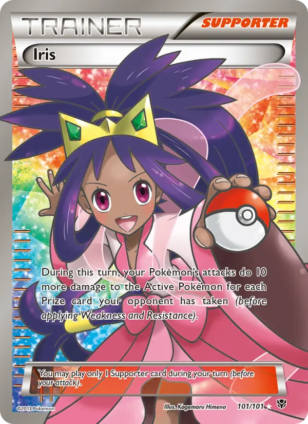 Iris, Pokémon card