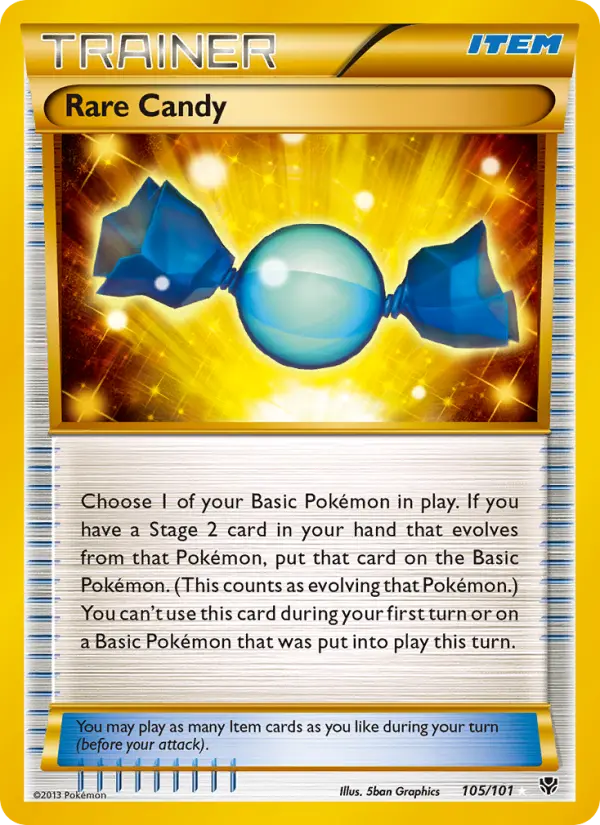 Rare Candy, Pokémon card