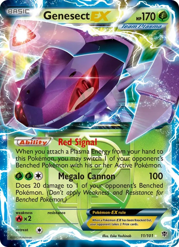 Genesect-EX, Pokémon card