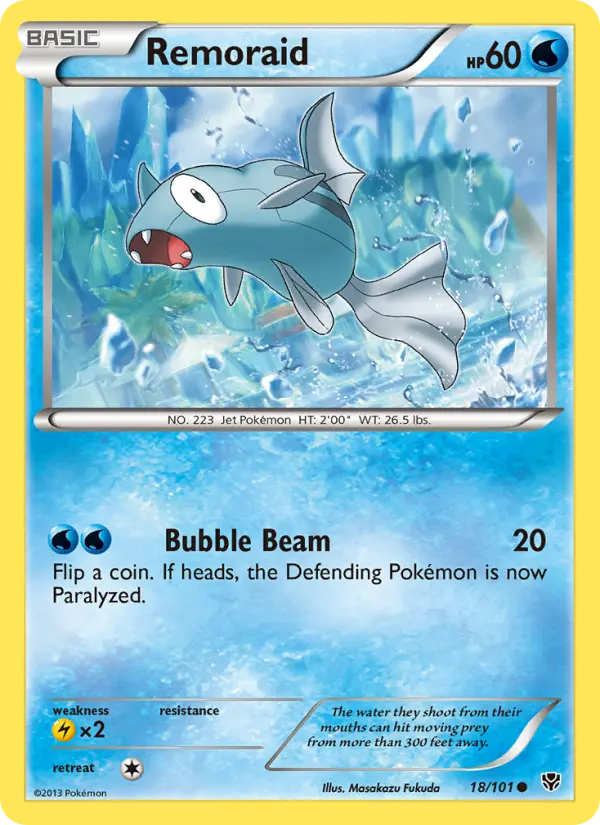 Remoraid, Pokémon card