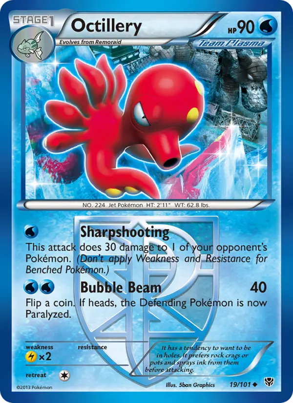 Octillery, Pokémon card