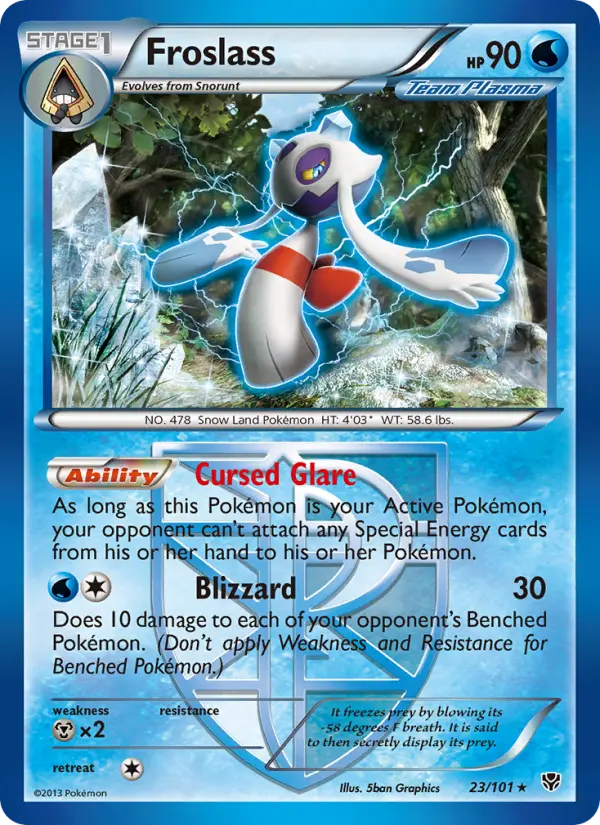 Froslass, Pokémon card