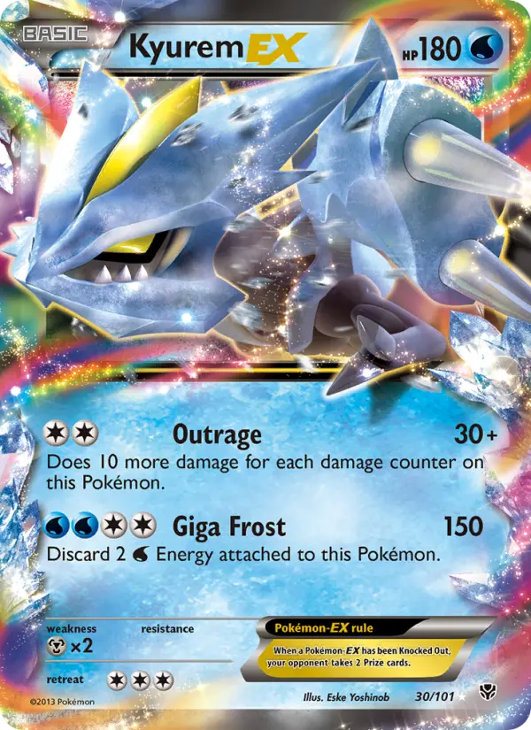 Kyurem-EX, Pokémon card