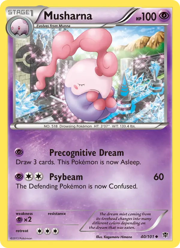 Musharna, Pokémon card