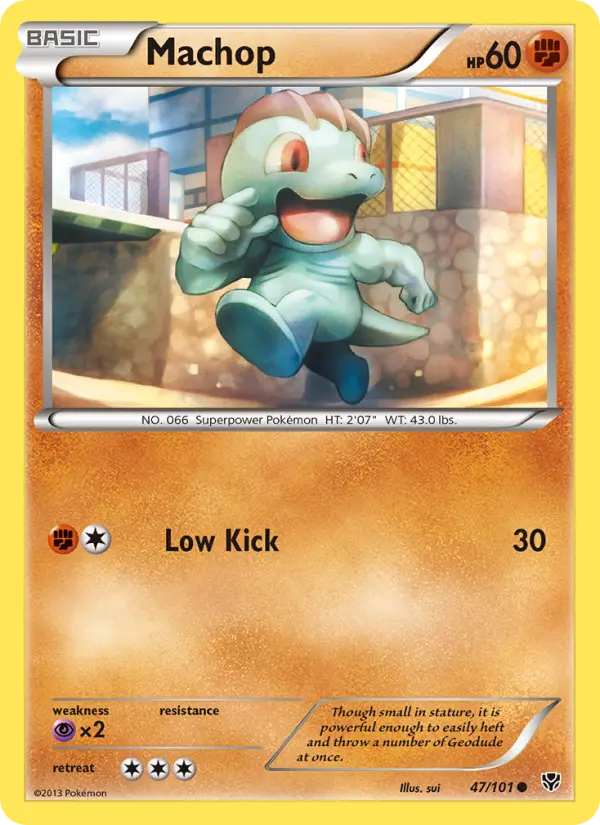 Machop, Pokémon card