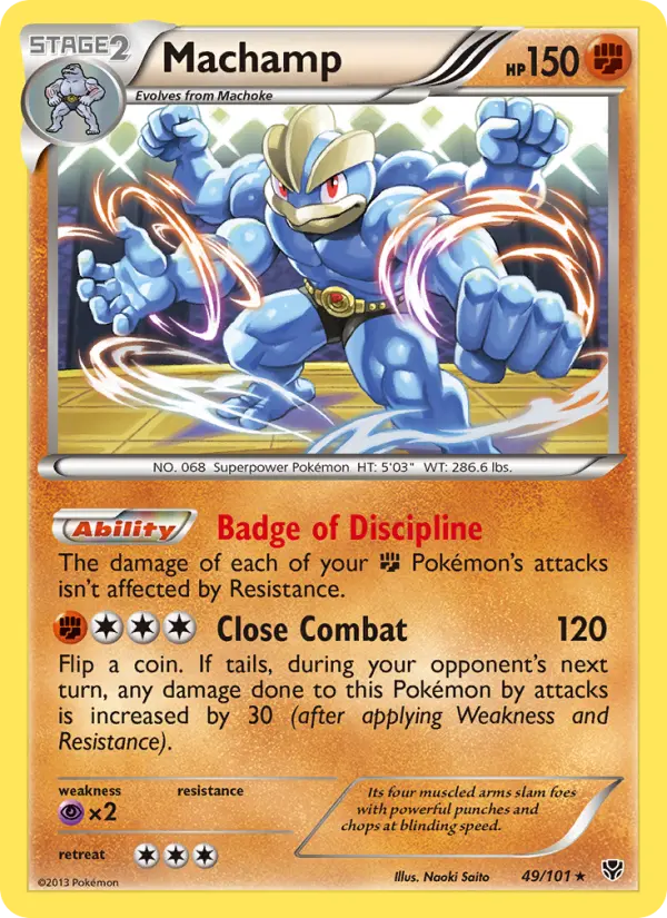 Machamp, Pokémon card