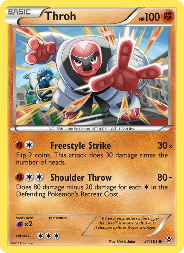 Throh, Pokémon card